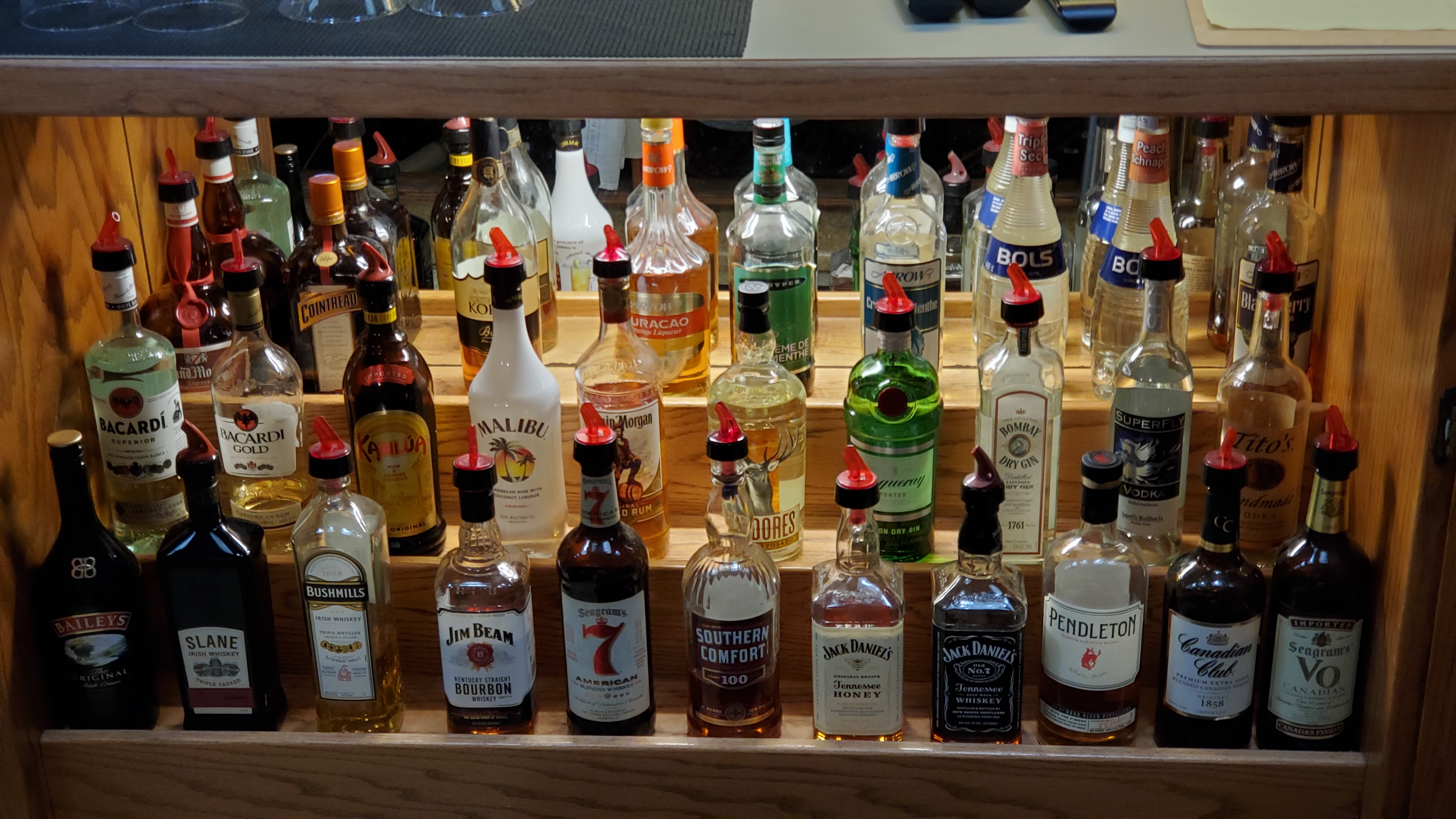 Elks Lodge Bar - Alcohol Selections